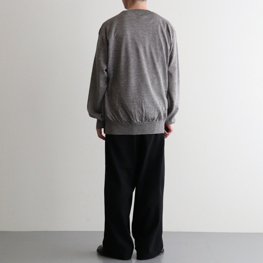 CHOMA CREW NECK #GREIGE [BN-26SM-058]