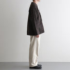 DOUBLE-PLEATED SMARTY TROUSER #BONE [252OJ-PT08]