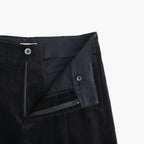 Finx Cotton Corduroy Wide Trousers #Black [NEP-AW2659 ]
