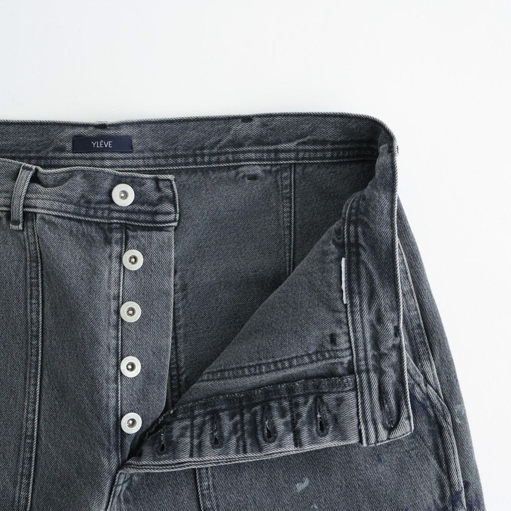 HAND PAINT DENIM M45 PT #010 BLACK [17061 40027]