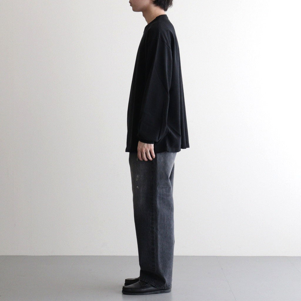 Co/Silk Nep Tee L/S #Black [BHS26S031]