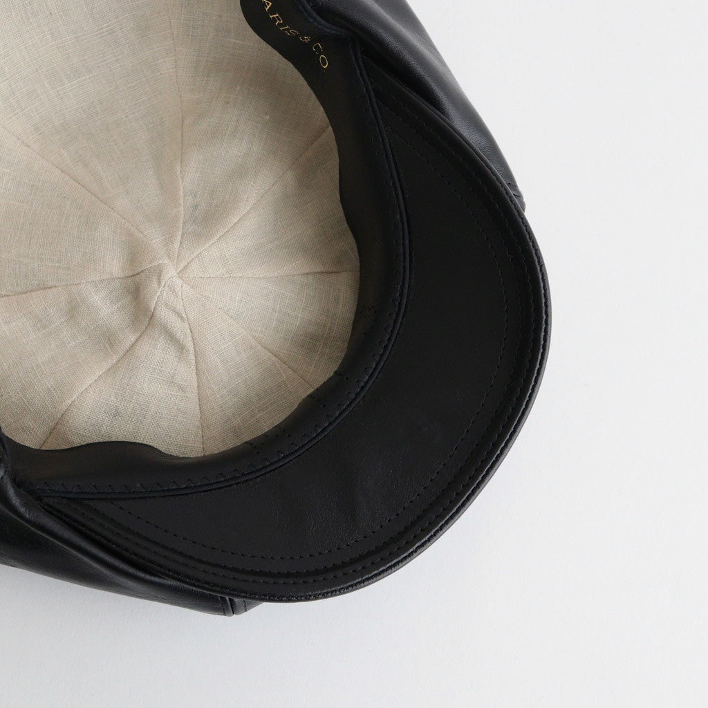 HORSEHIDE CASQUETTE - OLDBOY #BLACK [V01005]