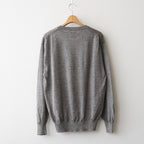 CHOMA CREW NECK #GREIGE [BN-26SM-058]