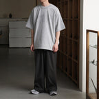 NOT-PRINCE 88/12 Print Tee WIDE #HeatherGrey×Fade/Grey-PT [bROOTS25S36S26B]