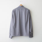 SQUARE SHIRT #BROWN CHECK [A26C11SH02C]