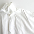 BOURRIENNE COTTON TYPEWRITER PONCHO SH / MA #WHITE [16851 50112]