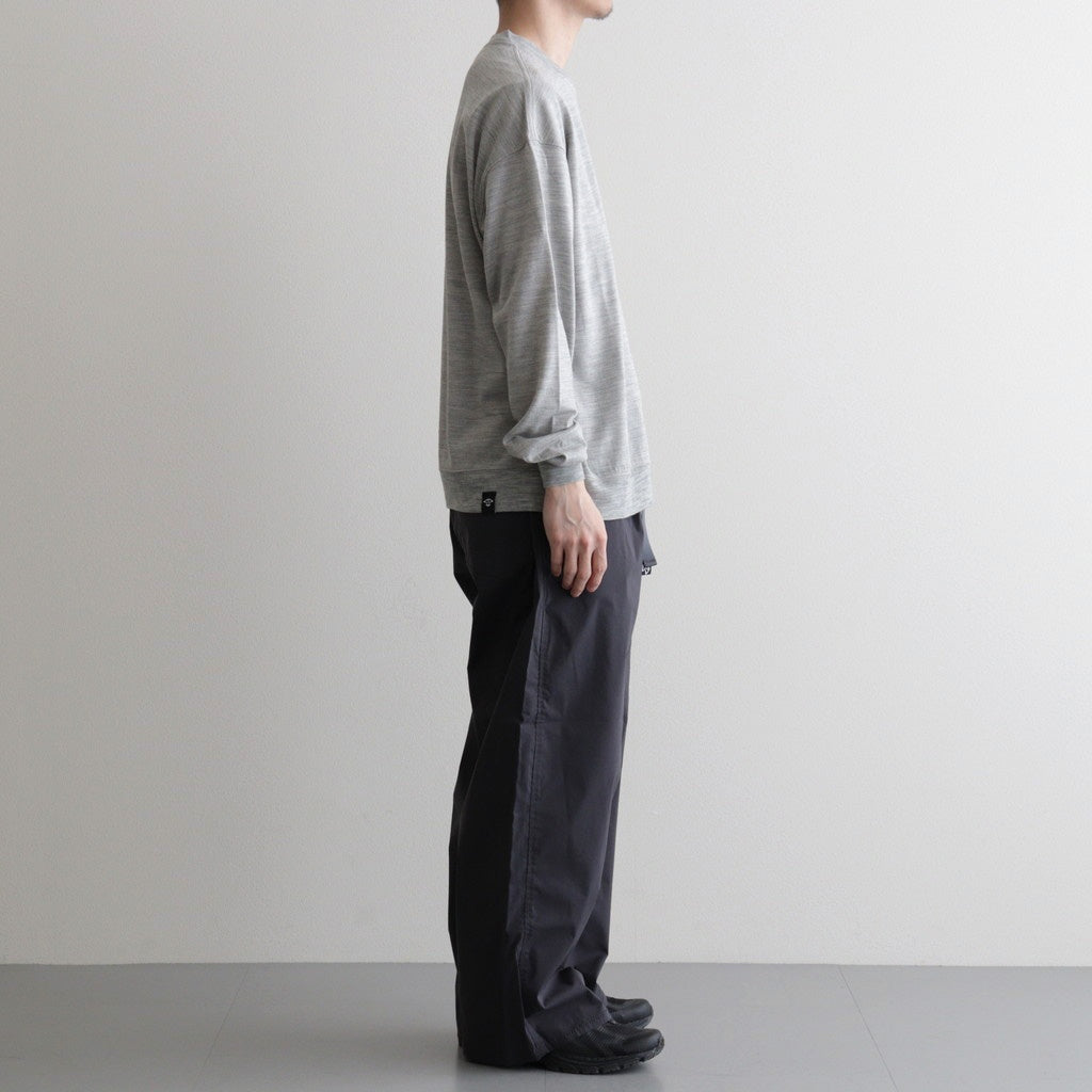 Washable Japanese Merino L/S Tee #GREY [SM61MC002]