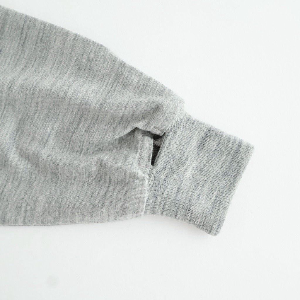 Washable Japanese Merino L/S Tee #GREY [SM61MC002]