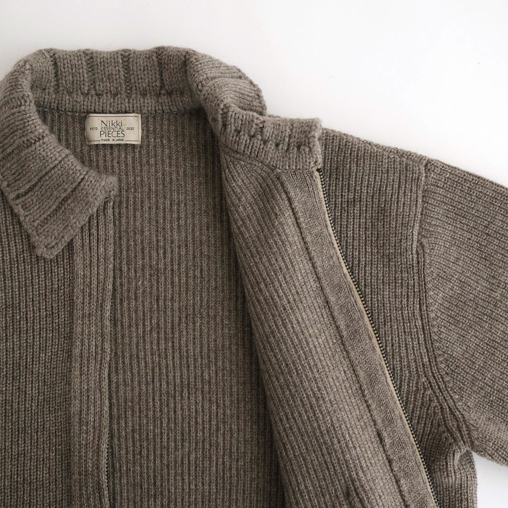 Yak×Ca/Wool Flight Jacket #Beige Mix [NEP-AW2517M]