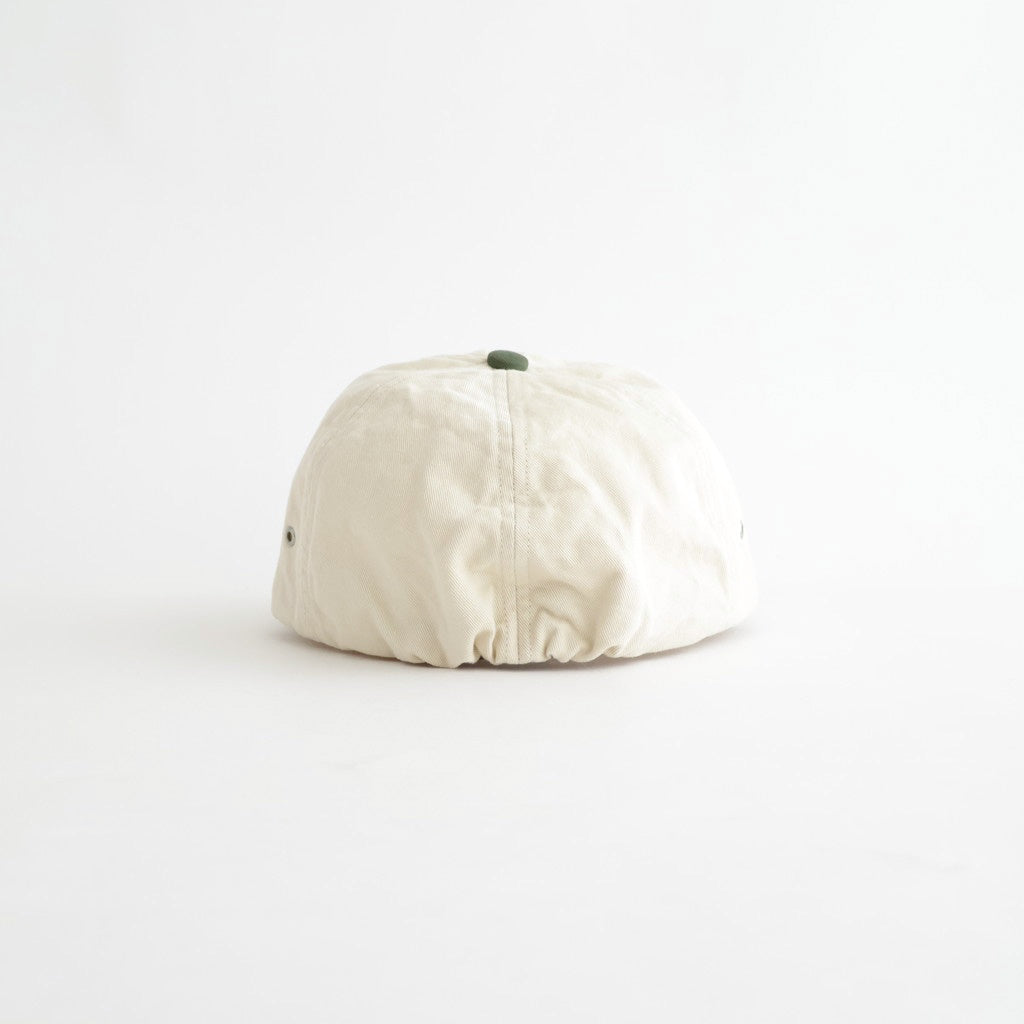 COMBINATION BILL CAP #IVORY×GREEN [PMAV-AC05]