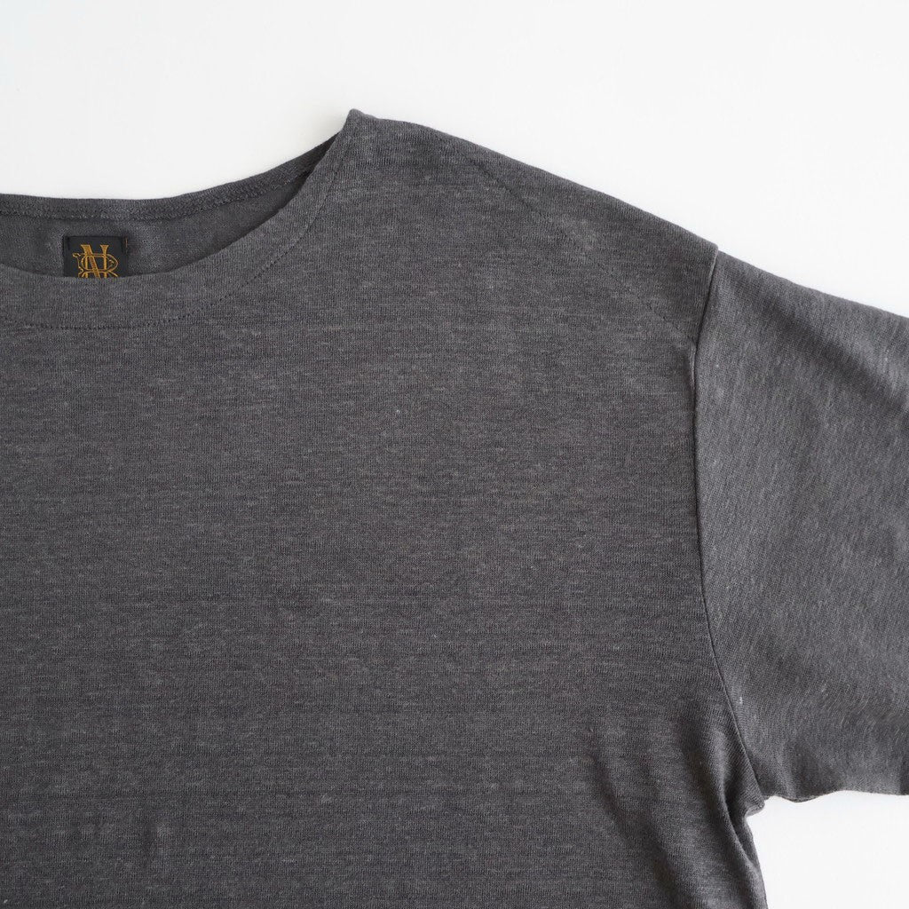 NORMANDY LINEN BASQUE SHIRT #GRAY [BN-26SM-072]
