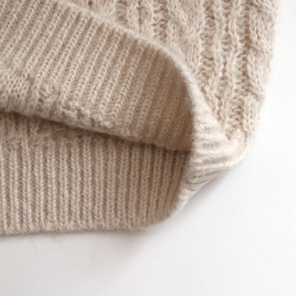 MOHAIR NORDIC TURTLE NECK #IVORY [BN-24FL-055]