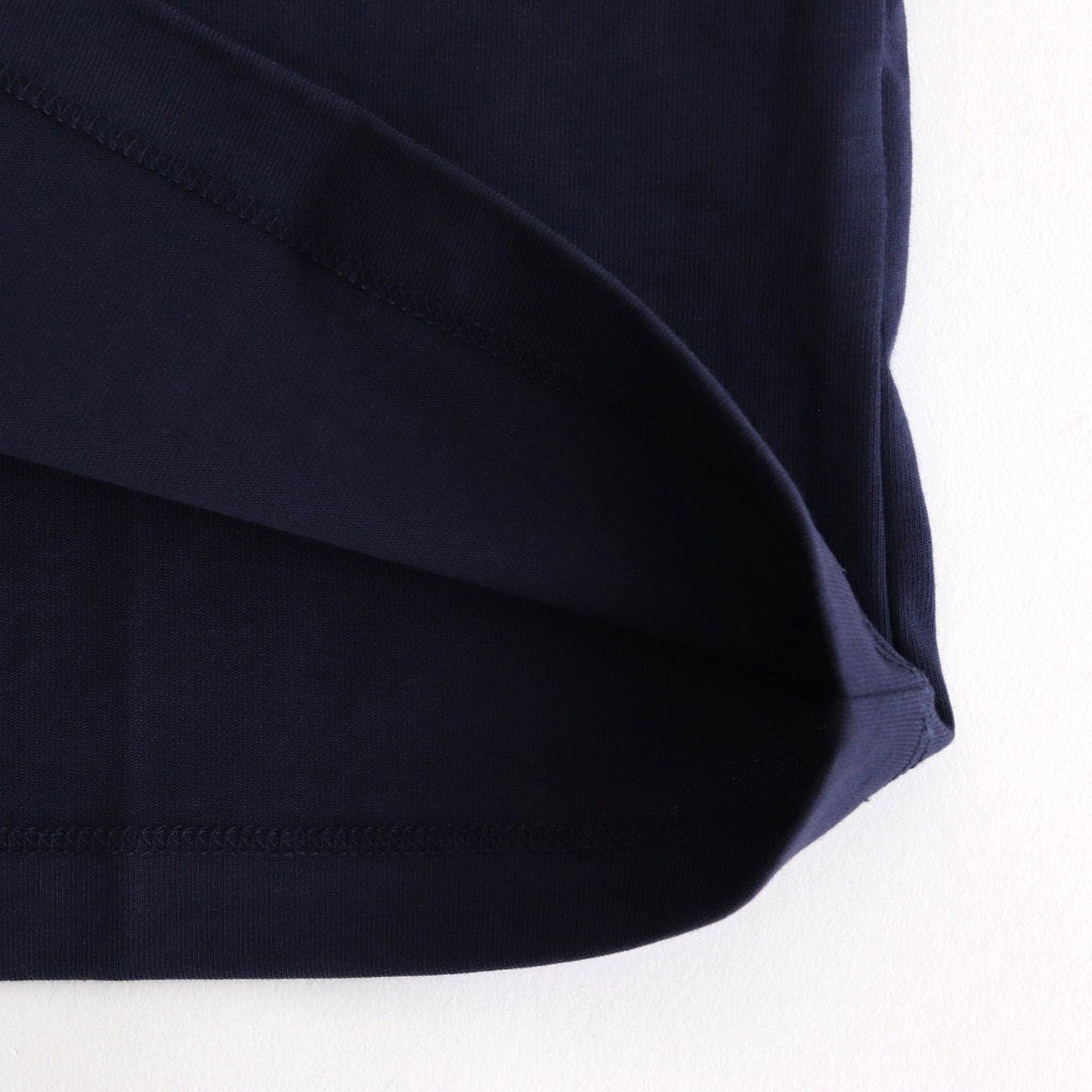 Cotton Jersey Sleeveless Tee #Navy [N25SH059]