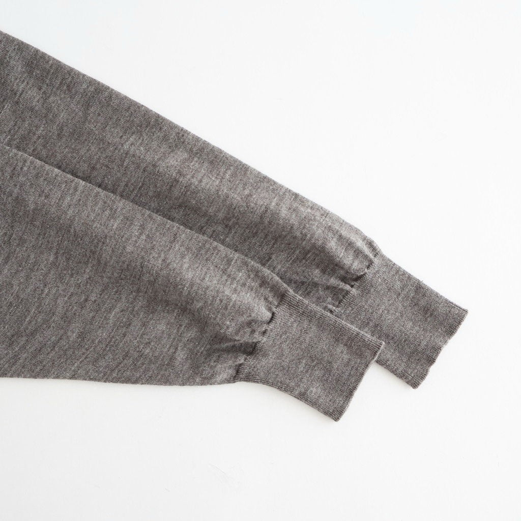 CHOMA CREW NECK #GREIGE [BN-26SL-039]