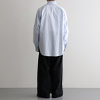 TRIPLE PLEATED WIDE TROUSERS #NAVY [A26A93PT03C]