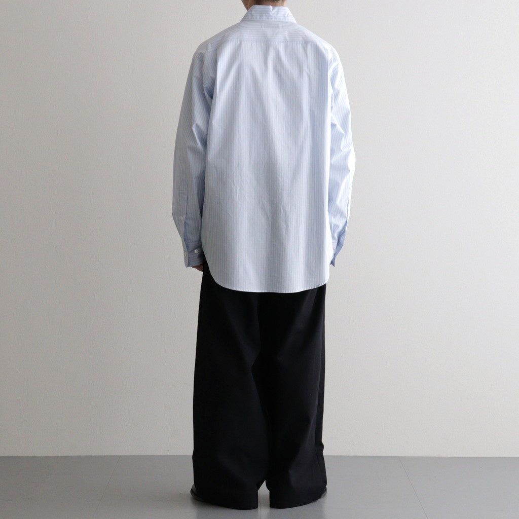 TRIPLE PLEATED WIDE TROUSERS #NAVY [A26A93PT03C]