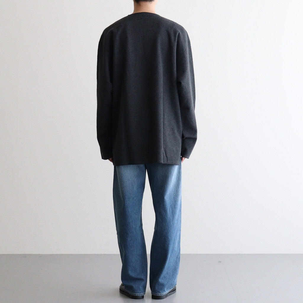 Rough&Smooth Thermal Over NeckL/S #HeatherCharcoal [bROOTS24F30F25]