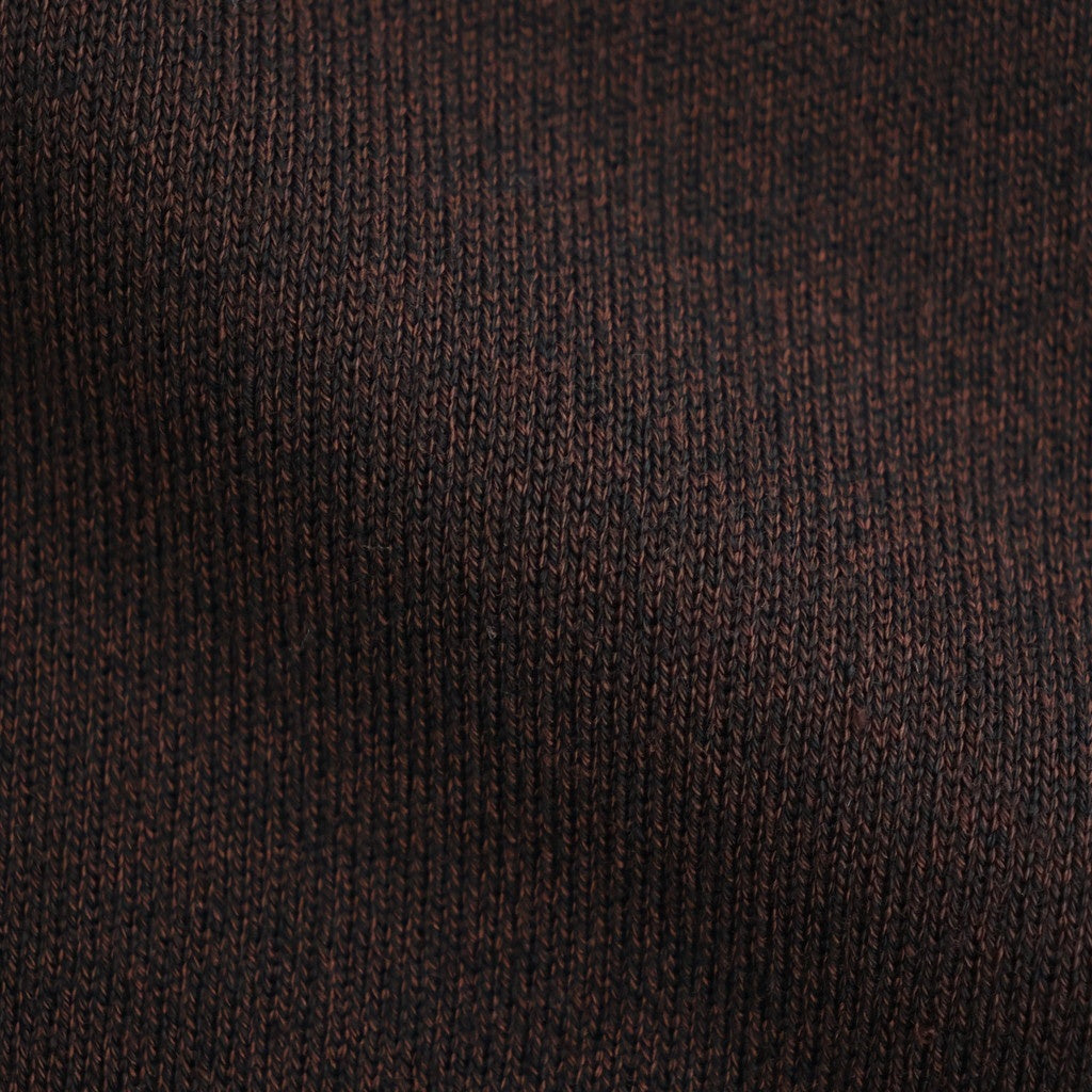 SOLID WOOL SMOOTH CREW NECK #ROSEWOOD [BN-26FM-056]