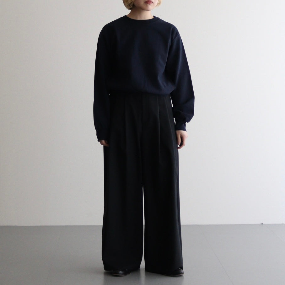 Thin-Sweat Crew-Neck P/O #DarkNavy [bROOTS25S22]