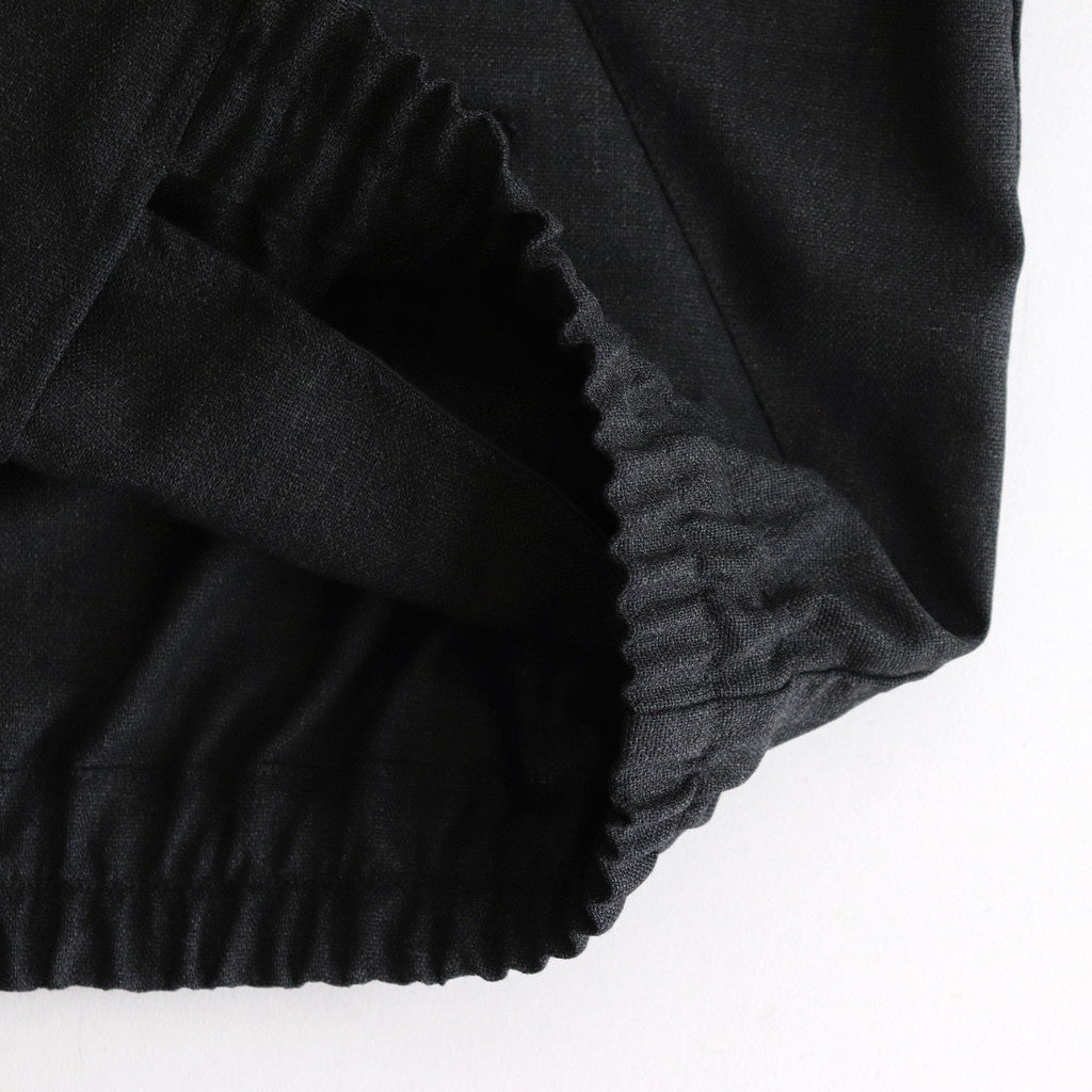 HOPSACK DRIZZLER JACKET #CHARCOAL [PMAT-OT01]