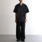 Nylon Taffeta Field S/S Shirt #Asphalt Gray [N25SG055]