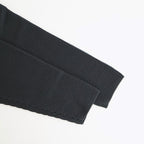 SOLID WOOL RIB CREW NECK #CHARCOAL BLUE [BN-25FM-042]