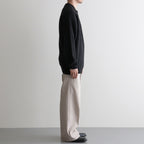 CASHMERE FOX POLO #CHARCOAL [BN-25FM-055]