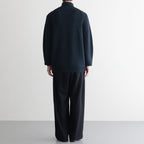 SIGNATURE DRIVERS KNIT #DARK GREEN×NAVY [BN-25FM-040]