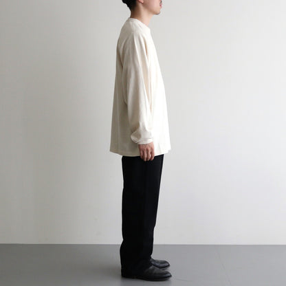 Co/Silk Nep Raglan Tee #Ivory [BHS24F037]