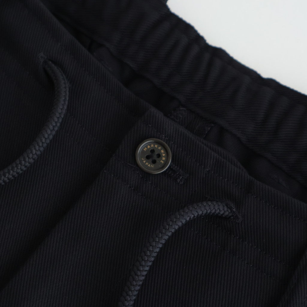 DOUBLE PLEATED EASY TROUSERS #NAVY [A26A93PT02C]
