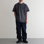 7oz Pocket Tee #Asphalt Gray X Off White [N25SI102]