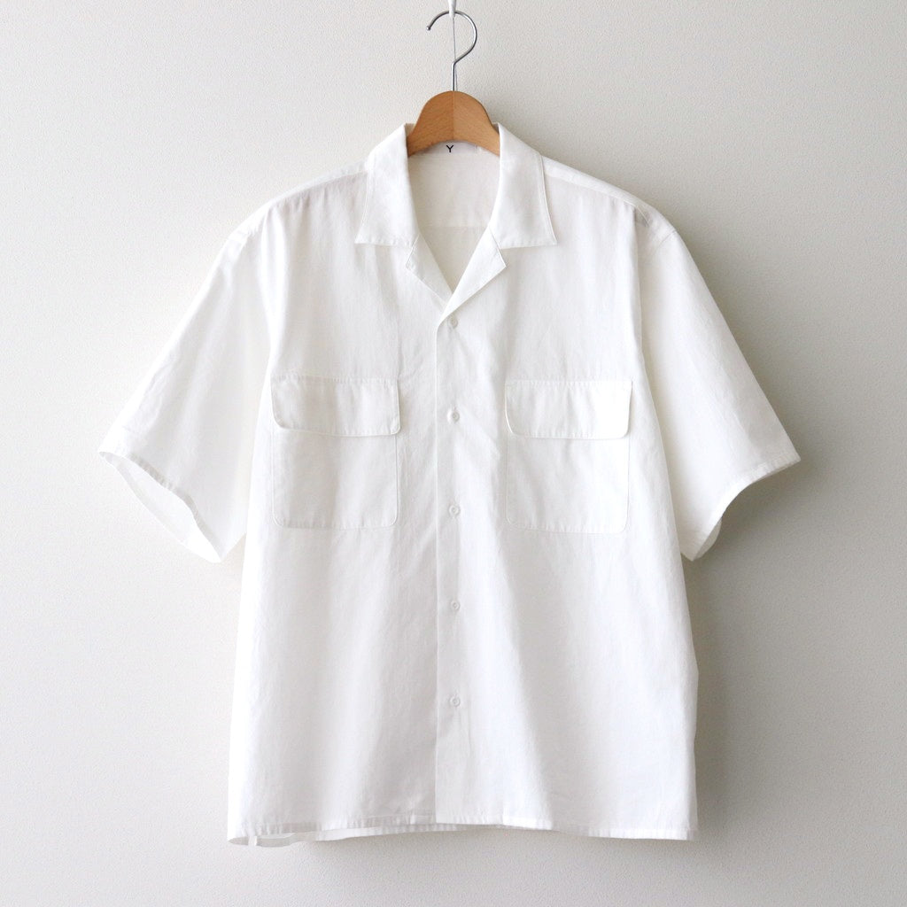 ORGANIC COTTON WASHER SATIN OPEN/C SH #WHITE [16551 50343]