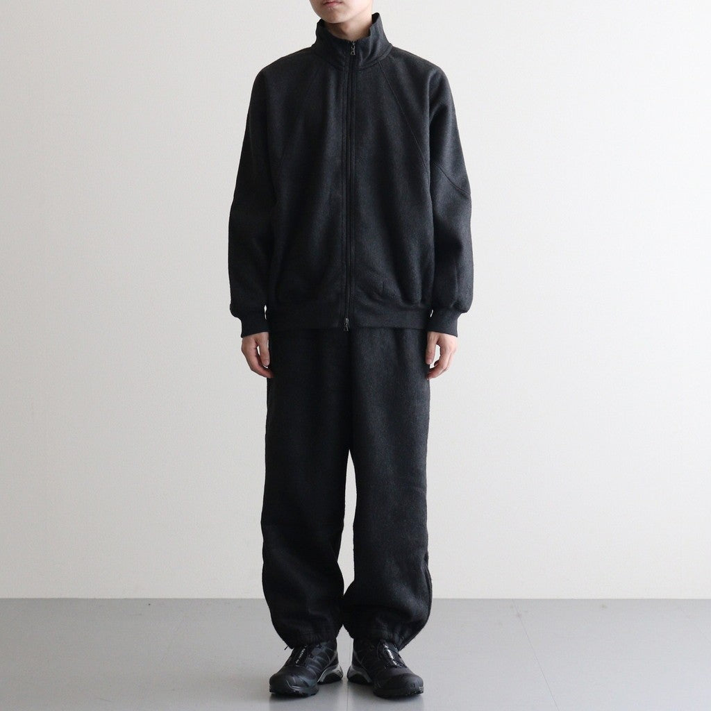 Pe/Silk Fleece Track Pants #HeatherBlack [BHS24F030F25]