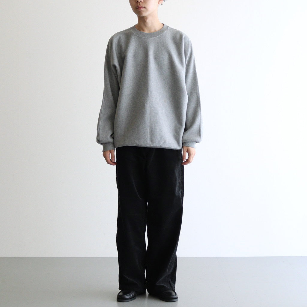 Crew Neck Sweat #Heather Gray [S25SH011]