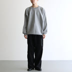 Crew Neck Sweat #Heather Gray [S25SH011]