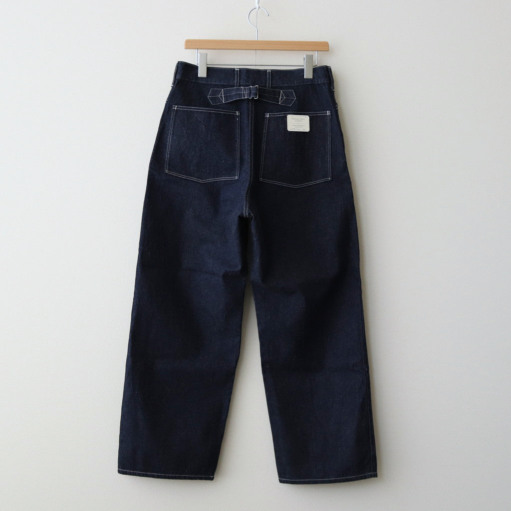 MIL DENIM FATIGUE TROUSERS #INDIGO [PM-PTM35]