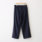 TRIPLE PLEATED EASY TROUSERS #NAVY [A25B03PT01C]