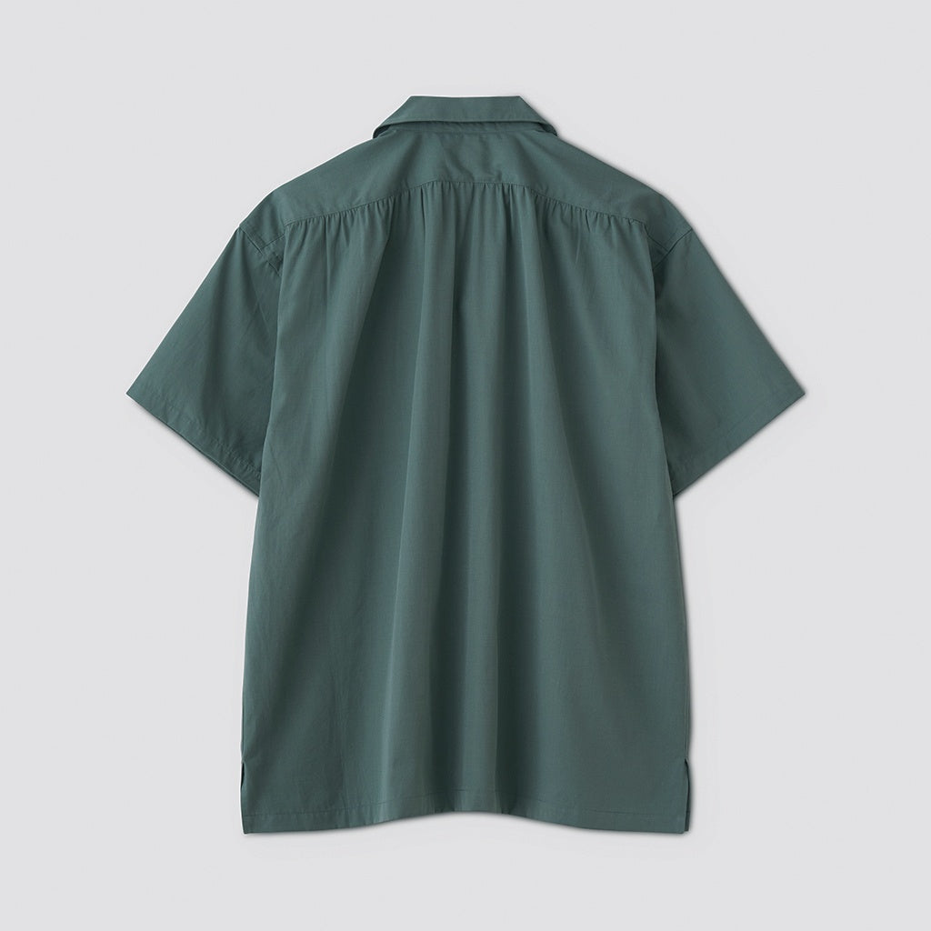 BACK GATHERING SS SHIRT #SAGE GREEN [PMAV-SS04]