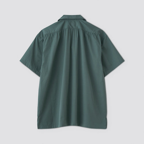 BACK GATHERING SS SHIRT #SAGE GREEN [PMAV-SS04]