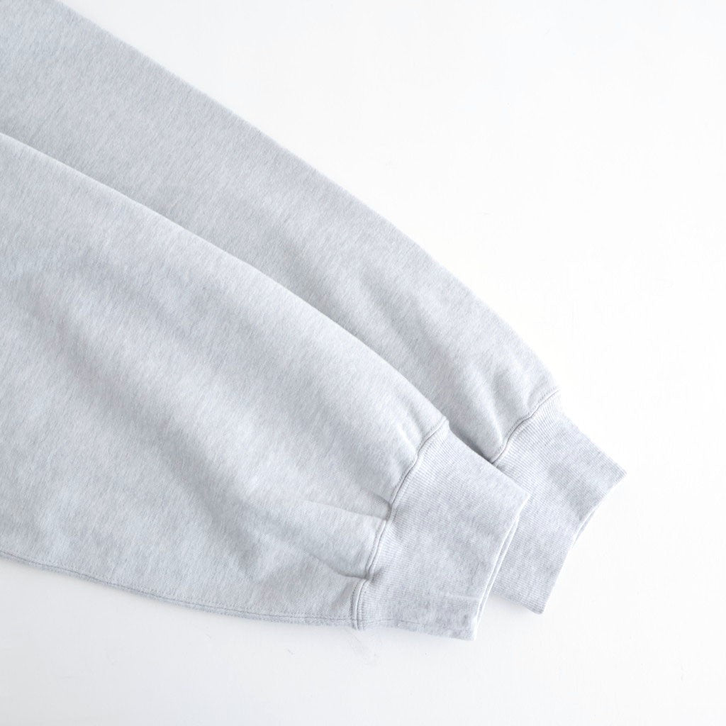 Thin-Sweat Hoodie Zip #HeatherWhite [bROOTS25S24S26]