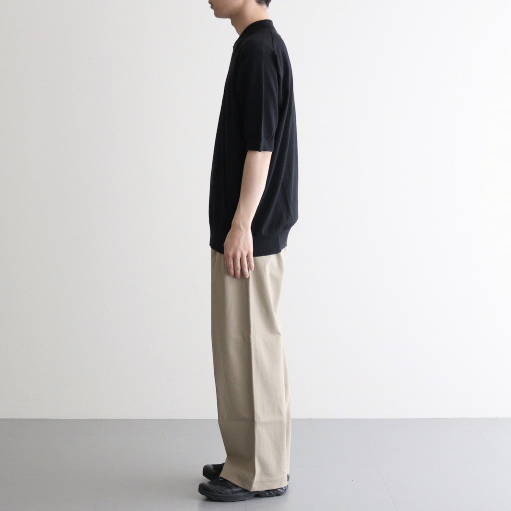 THE SEAISLAND COTTON POLO S/S #BLACK [BN-25SM-057]