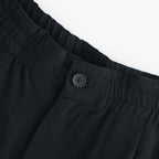 Wool Cupro Easy Wide Trousers #Black [NEP-SS2606]