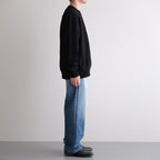 Soft&Hard Sweat Crew-Neck P/O #Black [bROOTS24F21F25]