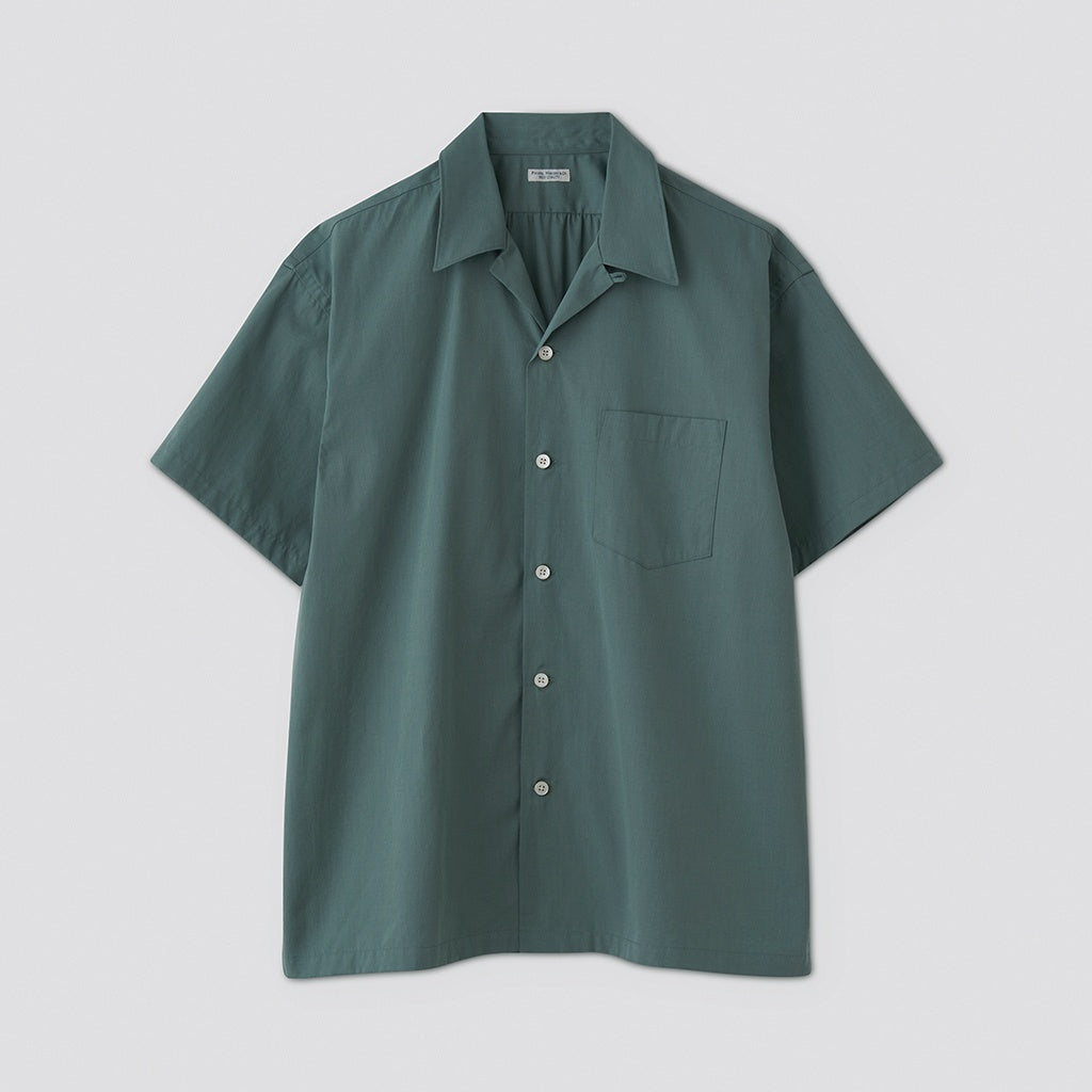 BACK GATHERING SS SHIRT #SAGE GREEN [PMAV-SS04]