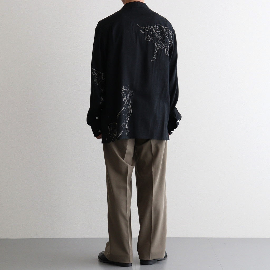 DOUBLE-PLEATED BUGS TROUSER #MOREL [261OJ-PT29]