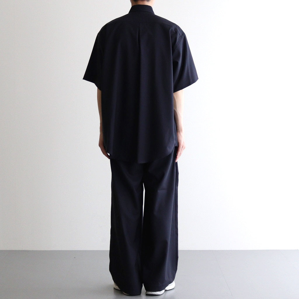 TRIPLE PLEATED EASY TROUSERS #NAVY [A25B03PT01C]