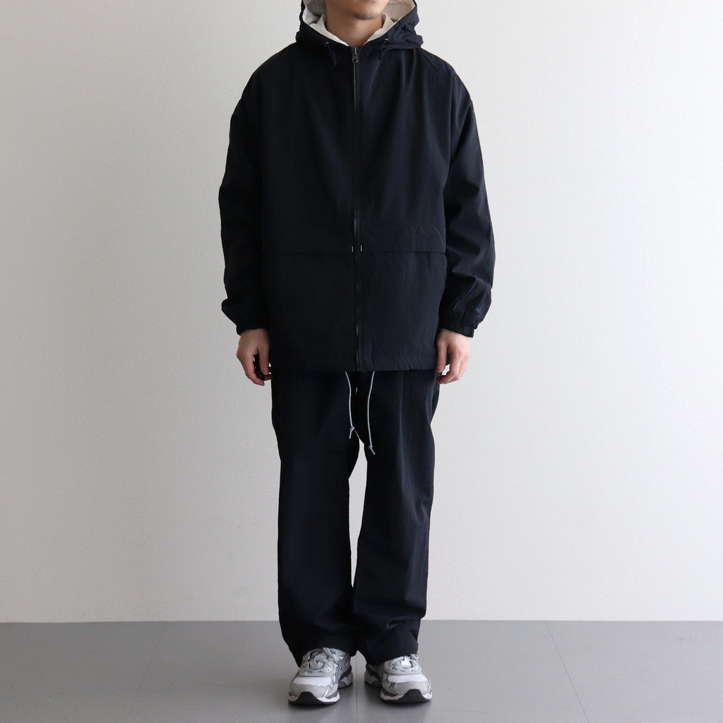Reversible Hooded Jacket #Black [S25SA002]