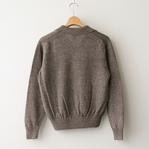 WASHED HIGH COUNT LINEN SKIPPER #BROWN [BN-26SL-015]