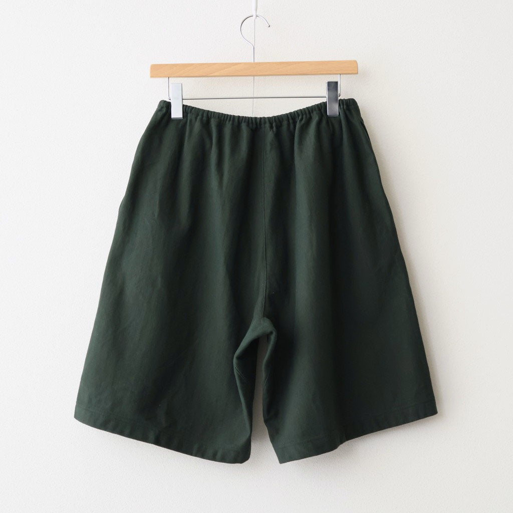 Thin-Sweat Shorts #DarkGreen [bROOTS25S23S26]