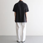 BACK GATHERING SS SHIRT #CHARCOAL [PMAT-SS04]
